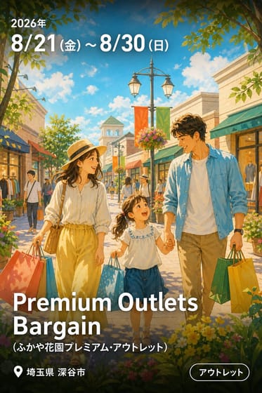 Premium Outlets Bargain (ふかや花園プレミアム・アウトレット)