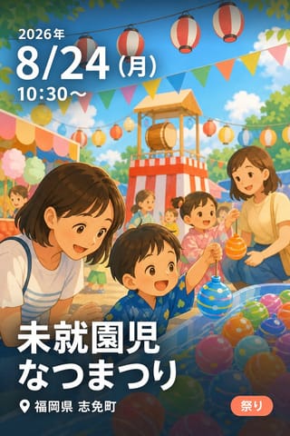 未就園児 なつまつり