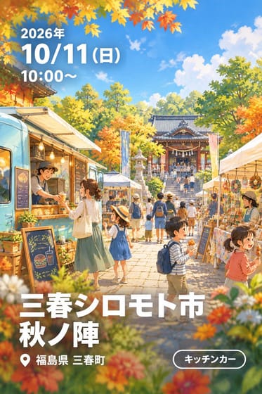 三春シロモト市 秋ノ陣