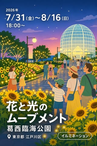 花と光のムーブメント 葛西臨海公園