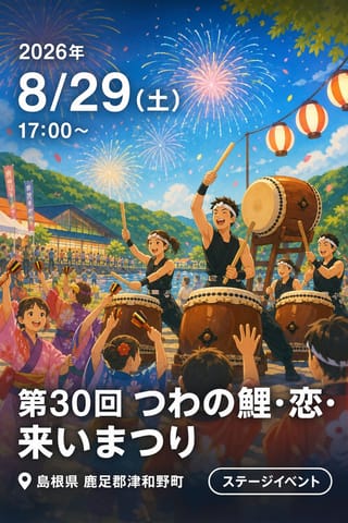 第30回 つわの鯉・恋・来いまつり