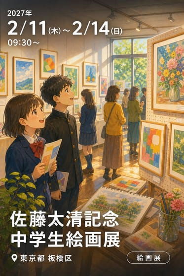 佐藤太清記念中学生絵画展