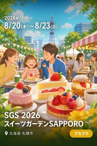 SGS 2026 スイーツガーデンSAPPORO