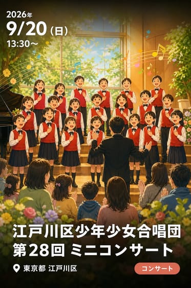 江戸川区少年少女合唱団 第28回 ミニコンサート