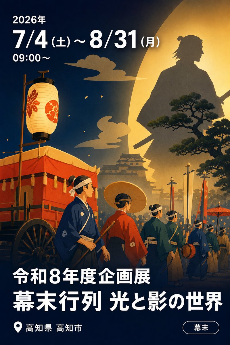 令和8年度企画展 幕末行列 光と影の世界