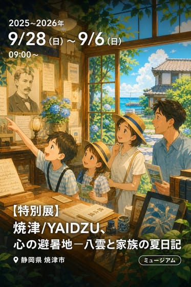 【特別展】焼津/YAIDZU、心の避暑地ー八雲と家族の夏日記