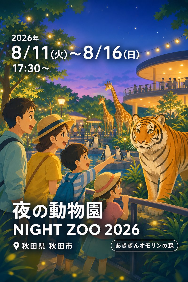 夜の動物園 NIGHT ZOO 2026