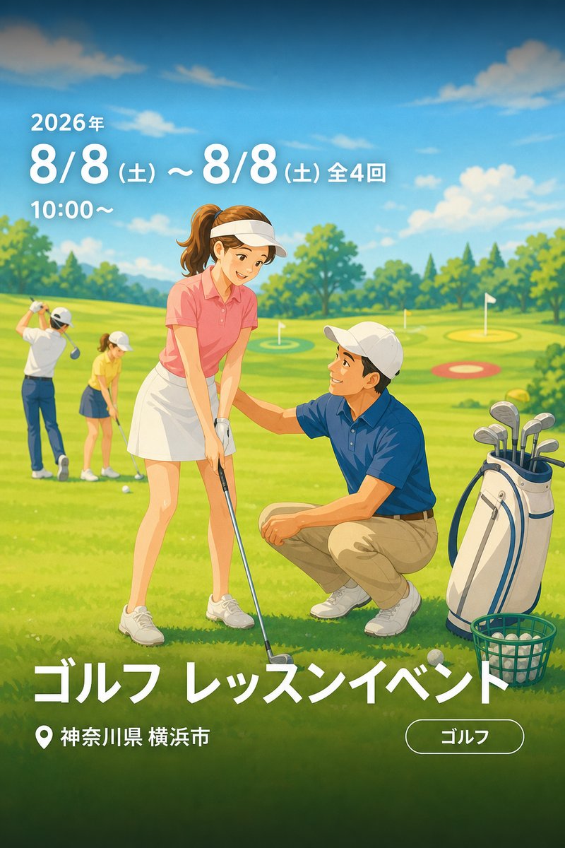 ゴルフ レッスンイベント