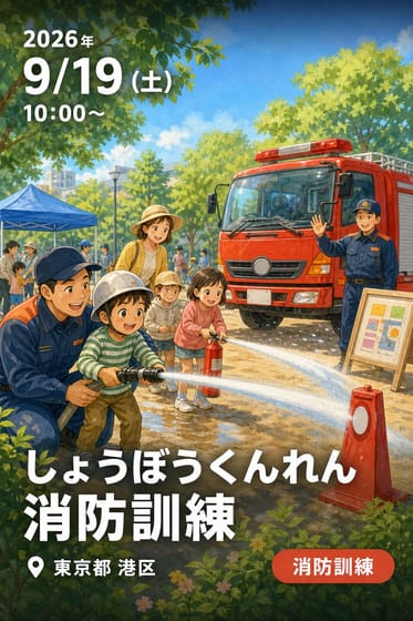 しょうぼうくんれん 消防訓練