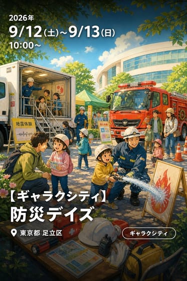 【ギャラクシティ】防災デイズ