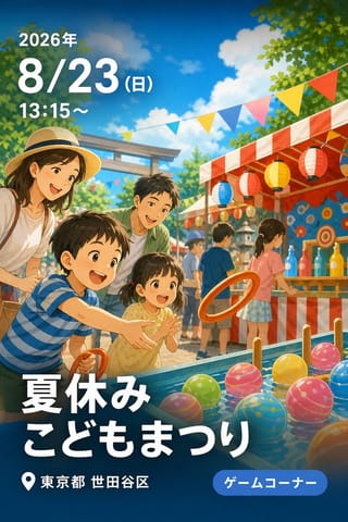 夏休み こどもまつり