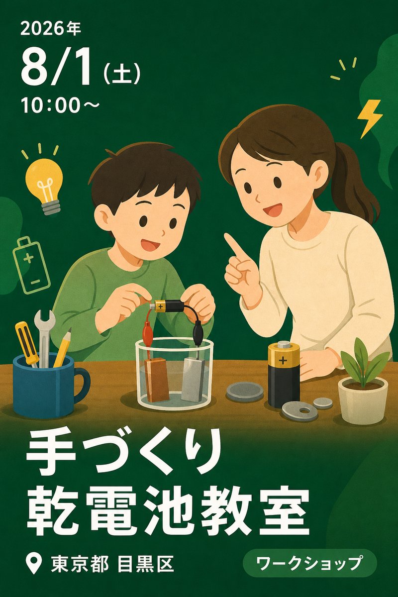 手づくり乾電池教室