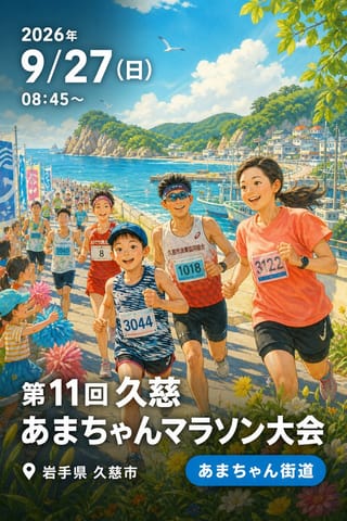 第11回久慈あまちゃんマラソン大会
