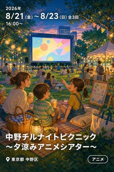 中野チルナイトピクニック～夕涼みアニメシアター～