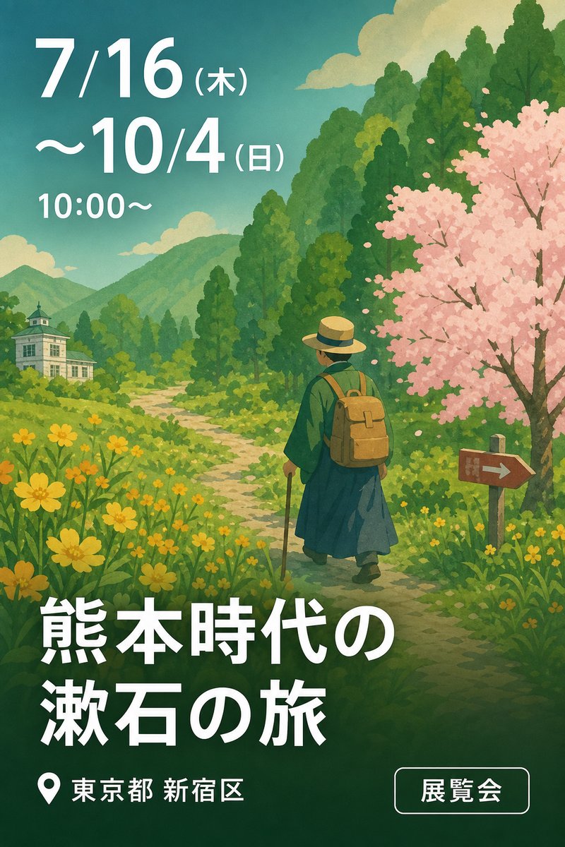 熊本時代の漱石の旅