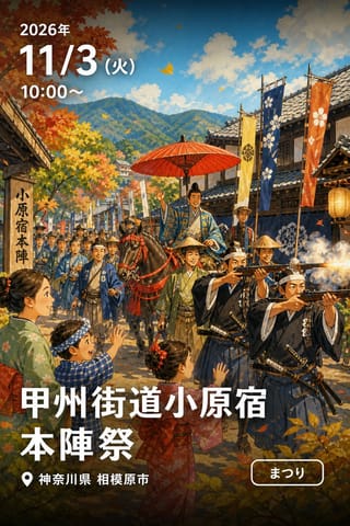 甲州街道小原宿本陣祭