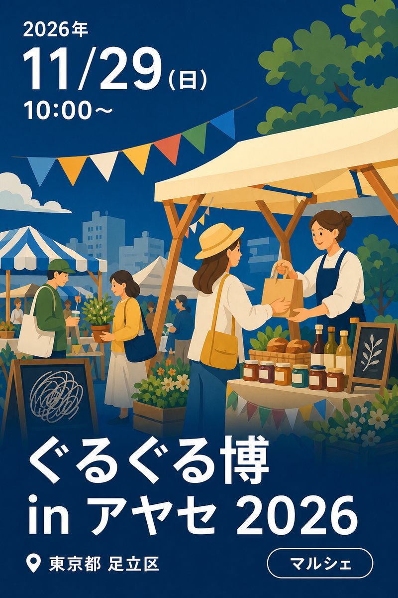ぐるぐる博 in アヤセ 2026