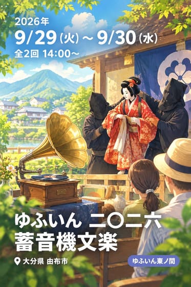 ゆふいん 二〇二六 蓄音機文楽