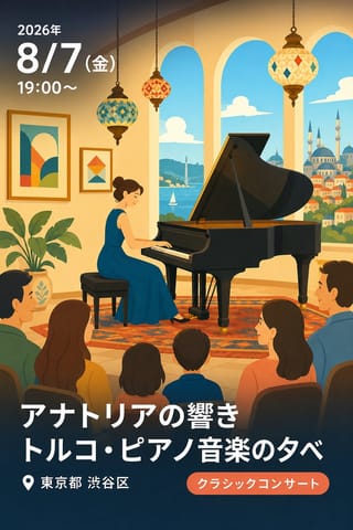 アナトリアの響き トルコ・ピアノ音楽の夕べ