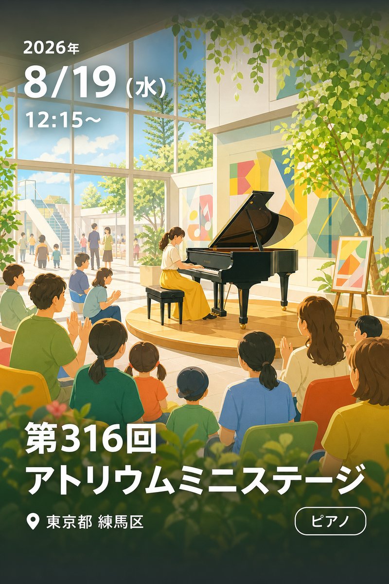 第316回アトリウムミニステージ