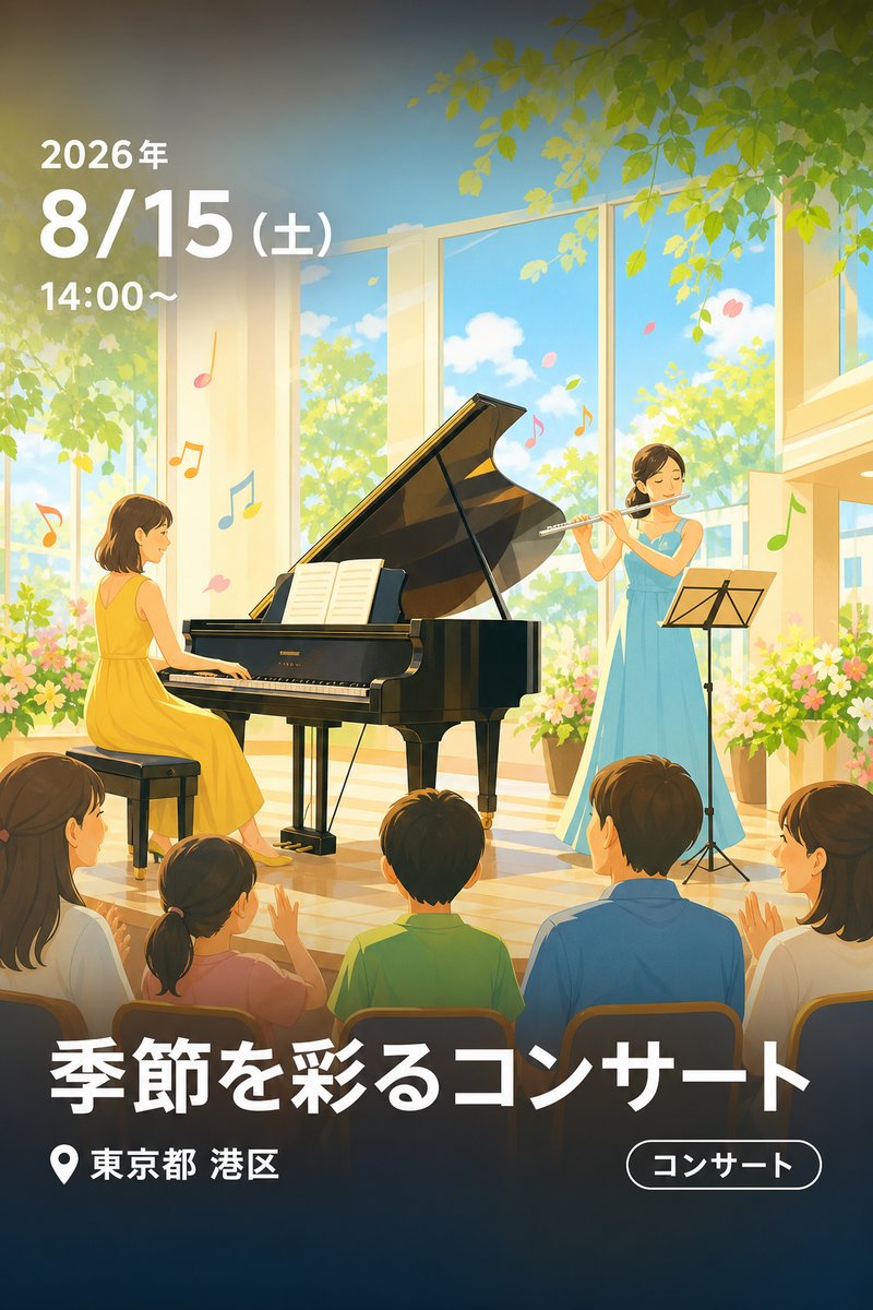 季節を彩るコンサート