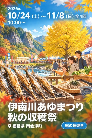 伊南川あゆまつり 秋の収穫祭