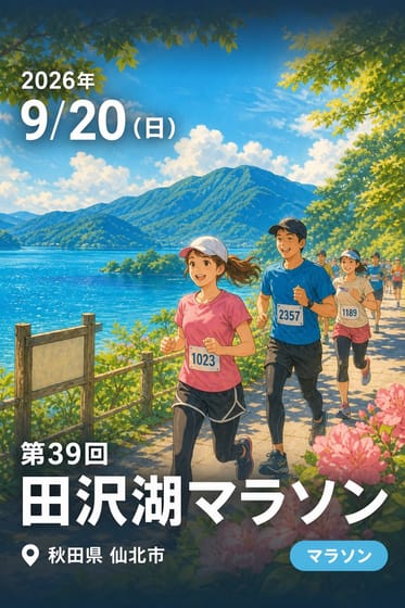 第39回 田沢湖マラソン