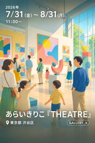 あらいきりこ『THEATRE』