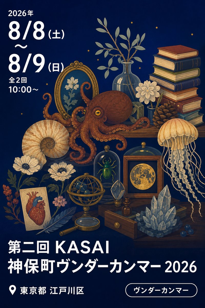 第二回 KASAI 神保町ヴンダーカンマー 2026