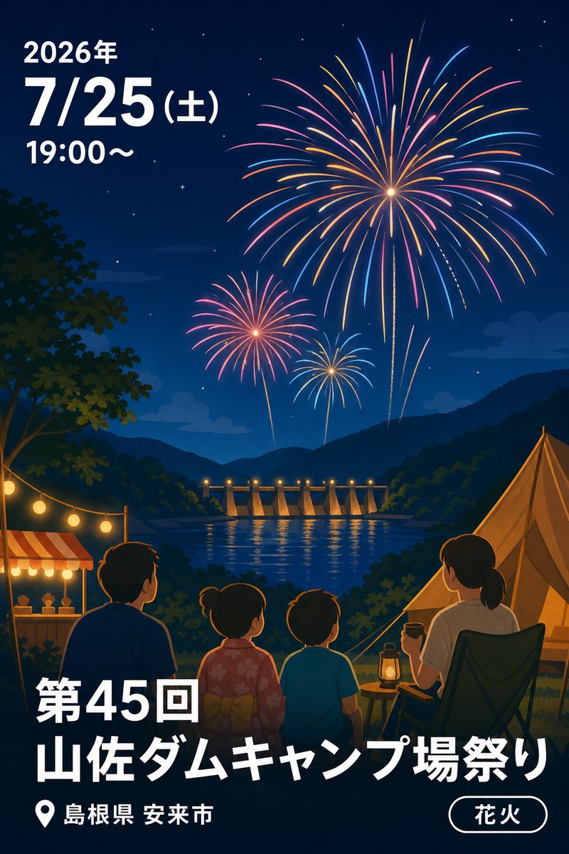 第45回山佐ダムキャンプ場祭り