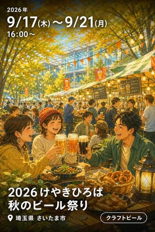 2026けやきひろば秋のビール祭り