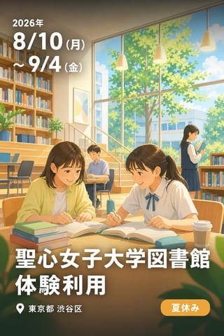 聖心女子大学図書館 体験利用