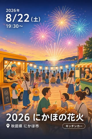 2026 にかほの花火