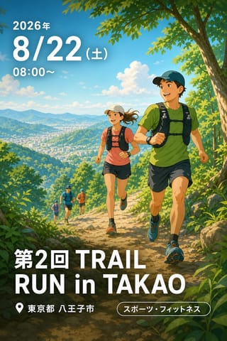 第2回 TRAIL RUN in TAKAO