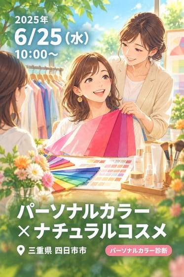 パーソナルカラー✖️ナチュラルコスメ