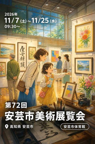 第72回安芸市美術展覧会