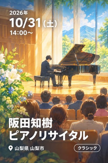 阪田知樹 ピアノリサイタル