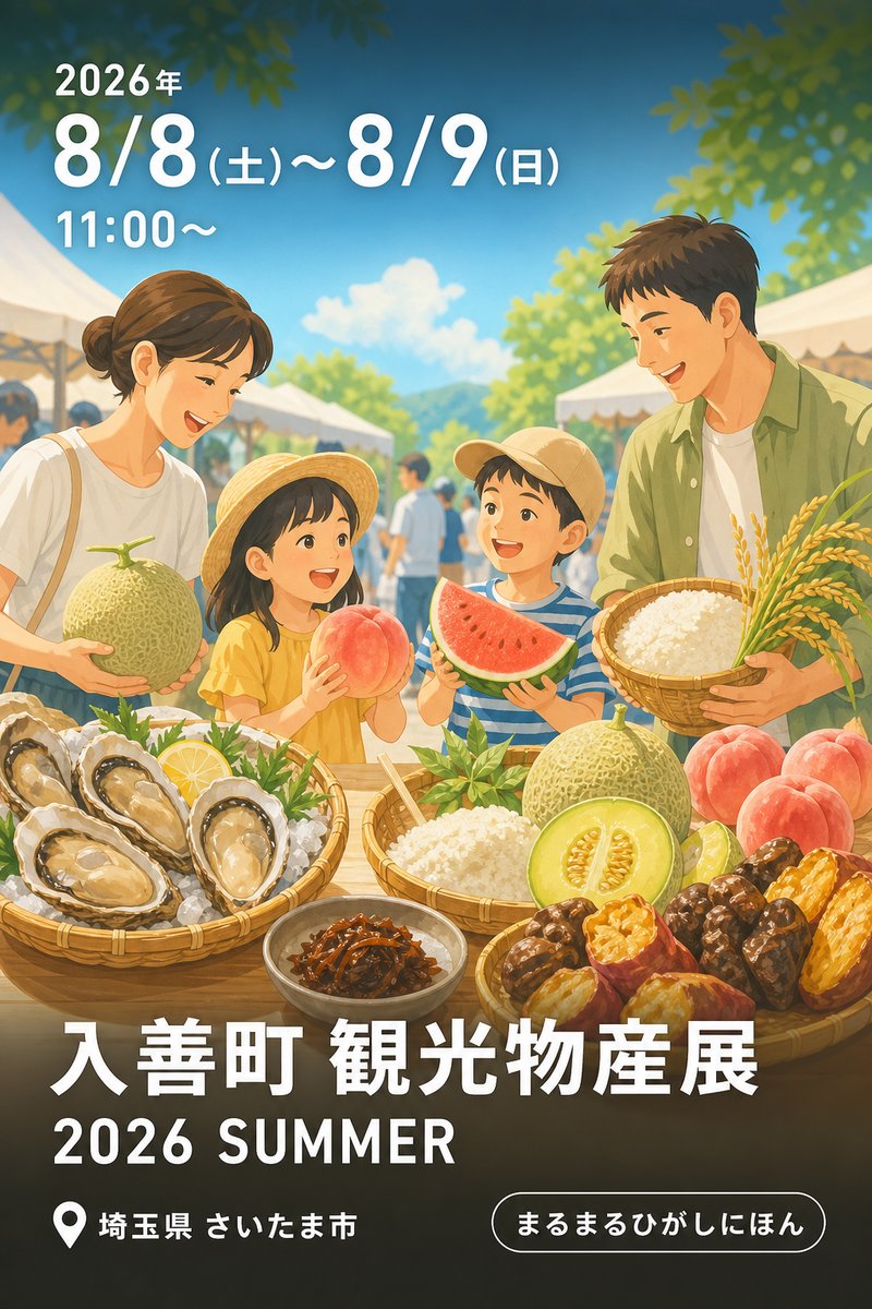 入善町 観光物産展 2026 SUMMER