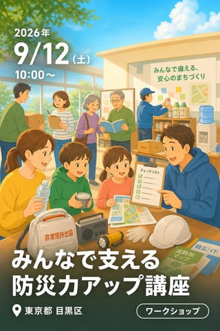 みんなで支える 防災力アップ講座