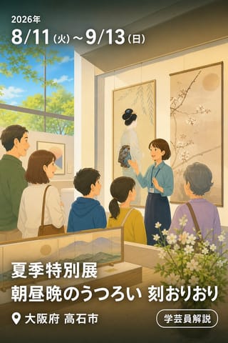 夏季特別展 朝昼晩のうつろい 刻おりおり