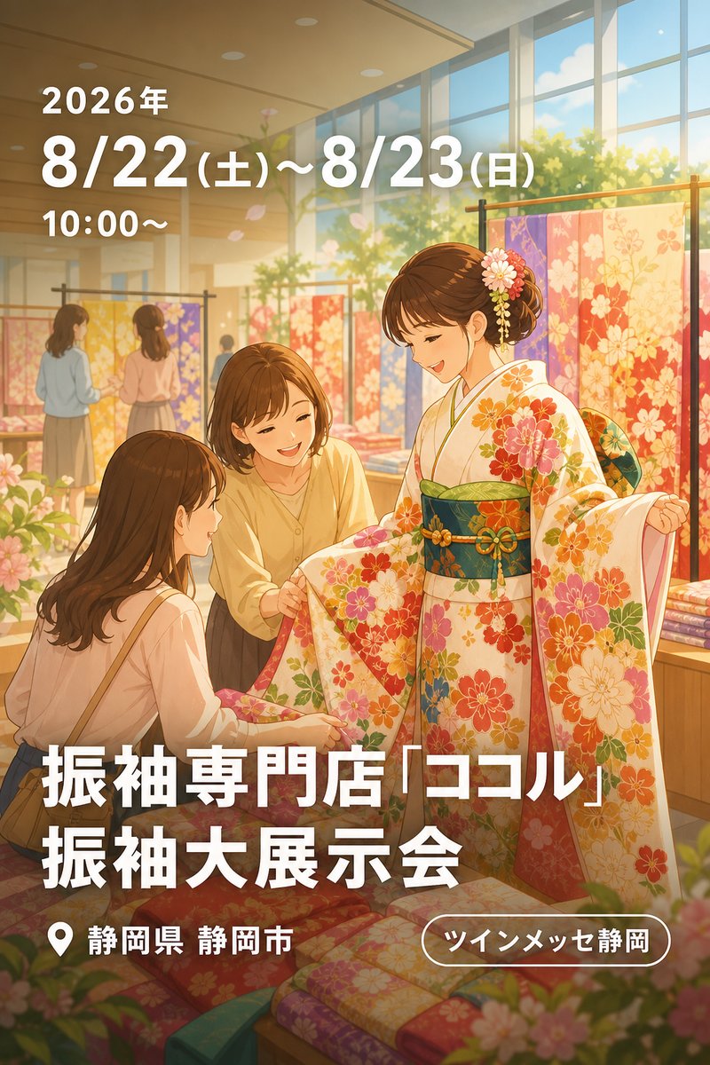振袖専門店「ココル」 振袖大展示会
