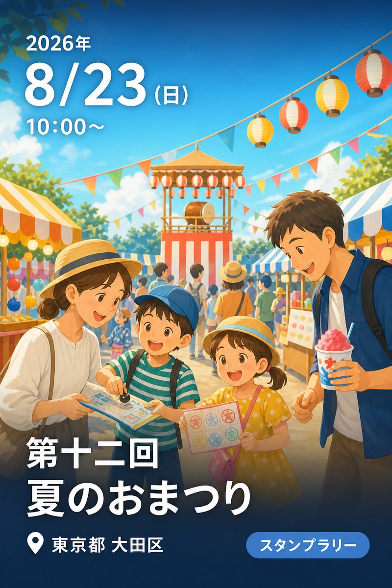 第十二回 夏のおまつり