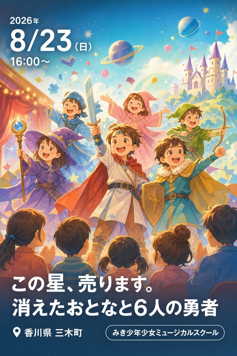 この星、売ります。消えたおとなと6人の勇者