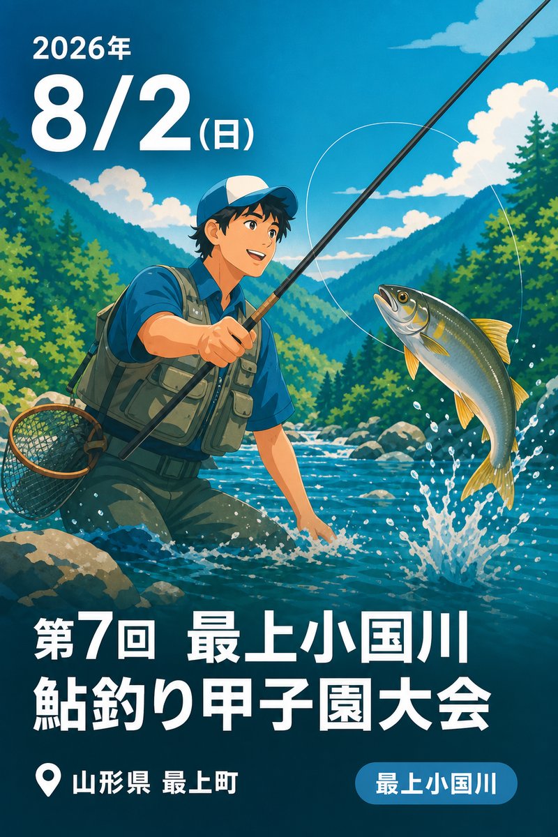 第7回 最上小国川 鮎釣り甲子園大会