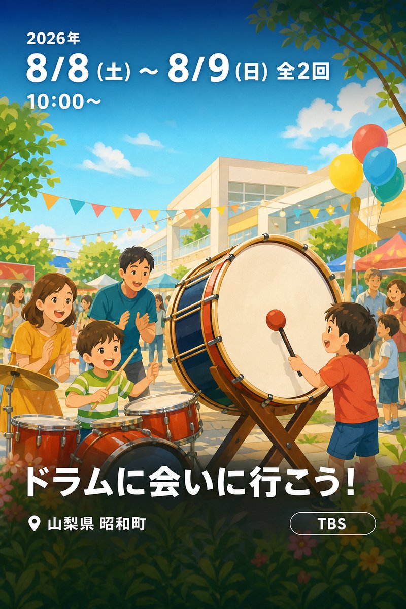 ドラムに会いに行こう！