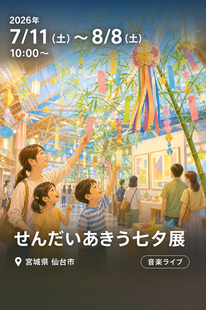 せんだいあきう七夕展