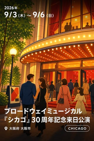 ブロードウェイミュージカル『シカゴ』30周年記念来日公演 (大阪公演)