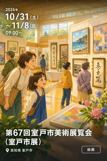 第67回室戸市美術展覧会（室戸市展）