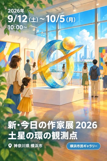 新・今日の作家展 2026 土星の環の観測点