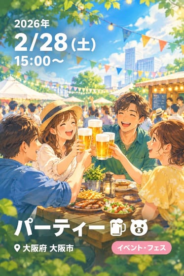 パーティー🍻🐷